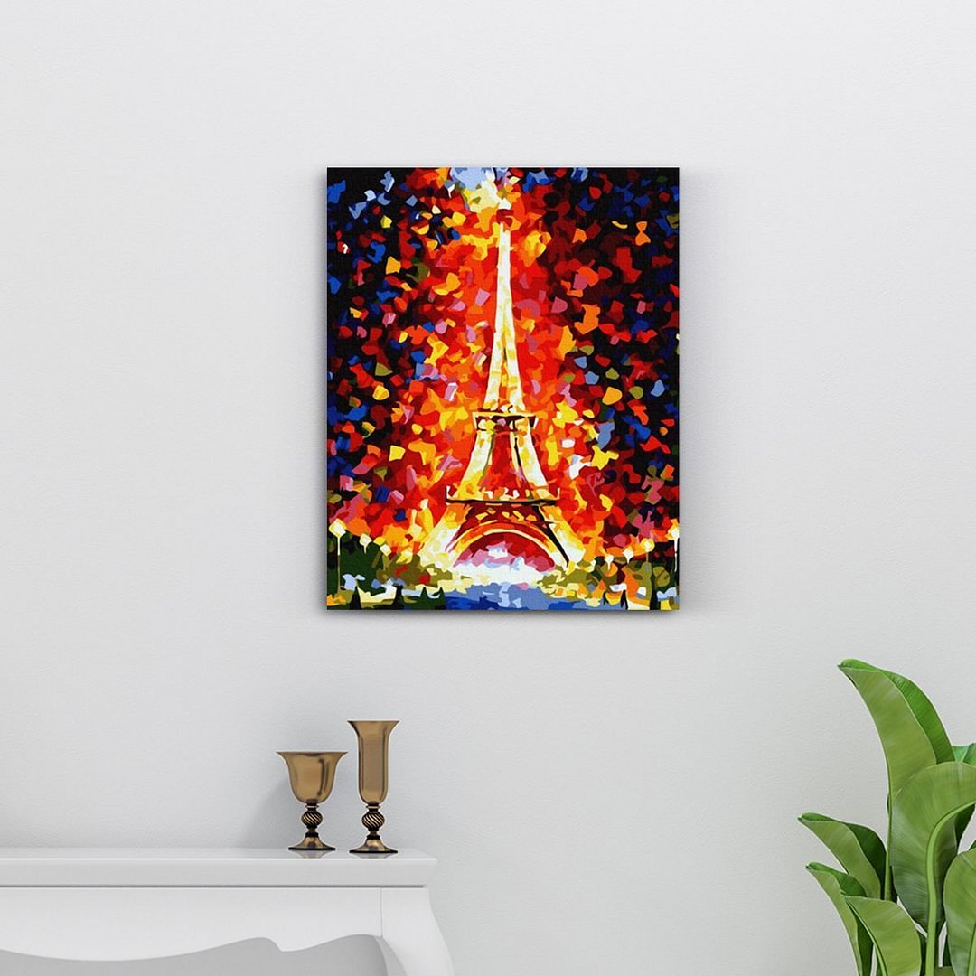 EDENPOCKET™ Paint By Numbers -Eiffel Tower Pointillism