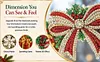 Diamond Painting Christmas Wreath Ornament DIY Kit 9.45x9.45in