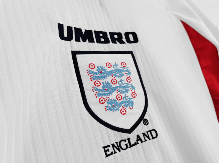 1998 England Home Retro Men's Football T-Shirt