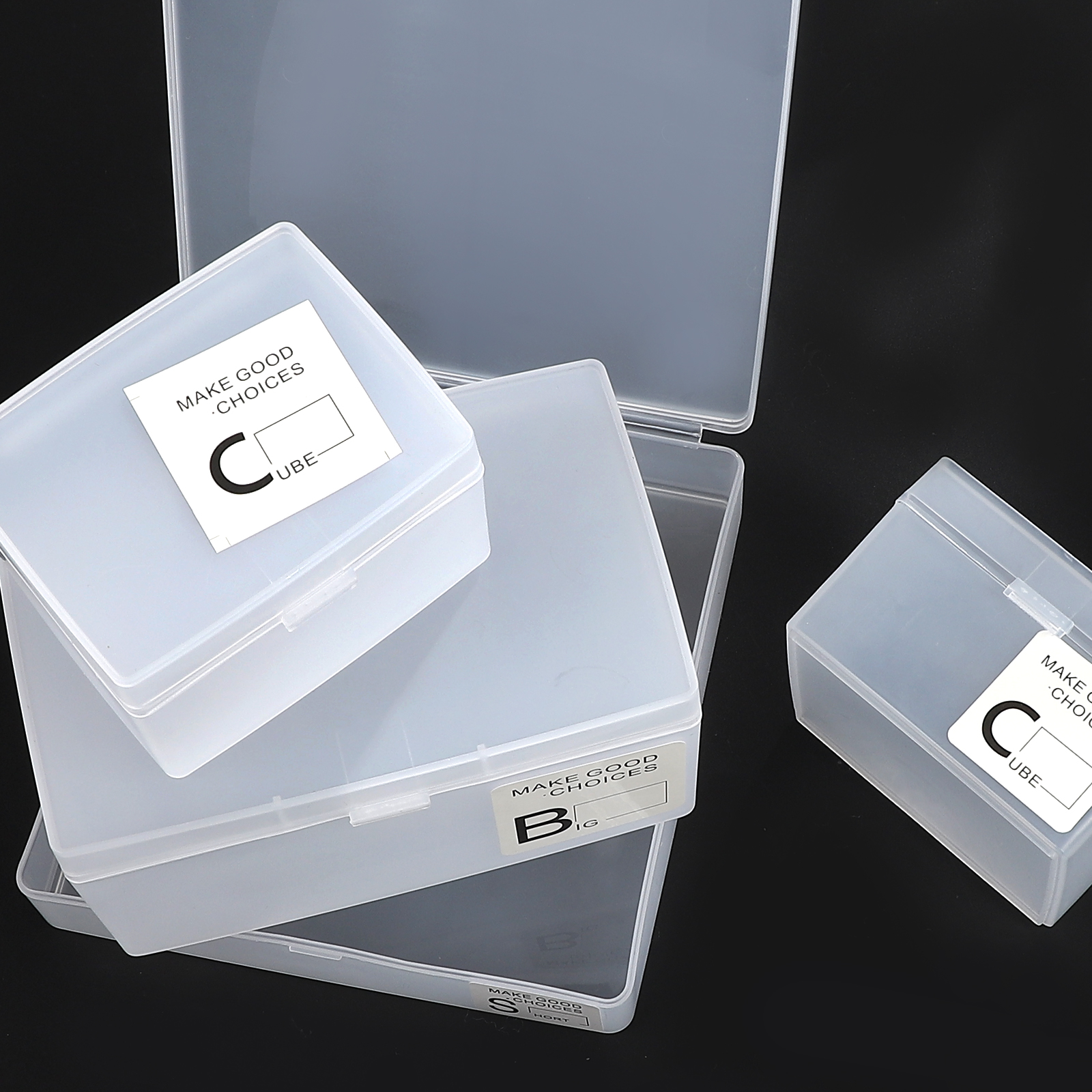 카드 보관함 - 데스크탑 휴대용 불투명 반투명 보관함