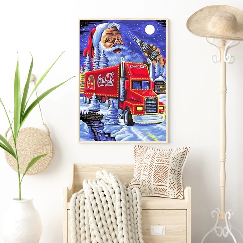 Diamond Painting - Full Round Drill - Santa Claus(30*50cm)