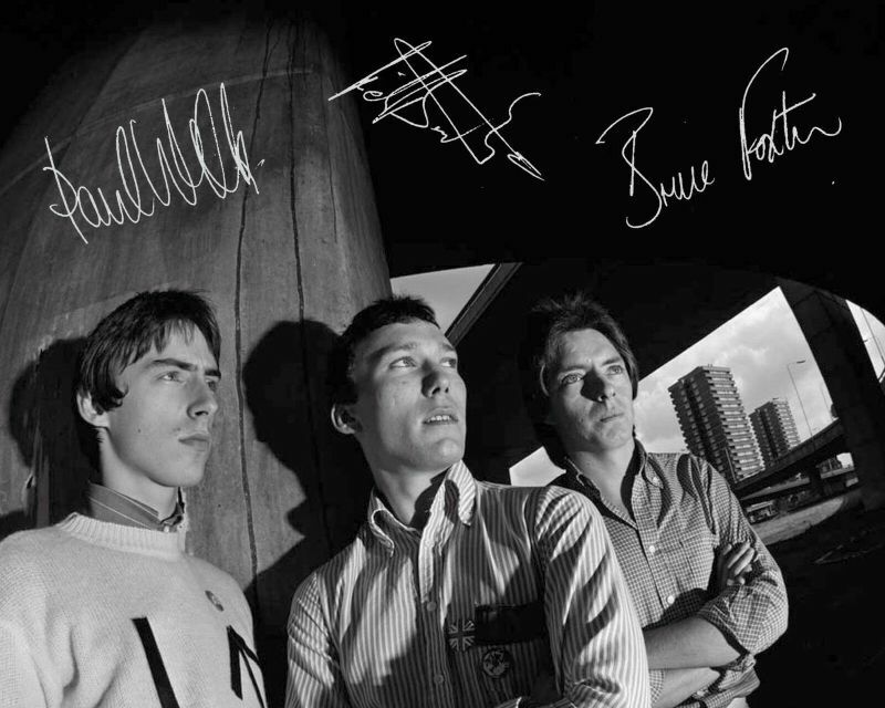 The Jam Autograph Signed Photo Poster painting Print