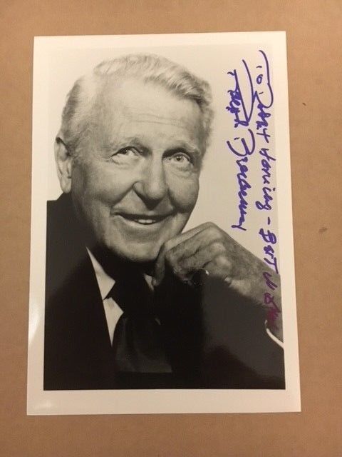 Ralph Bellamy Vintage Signed 5x7 Photo Poster painting Auction COA