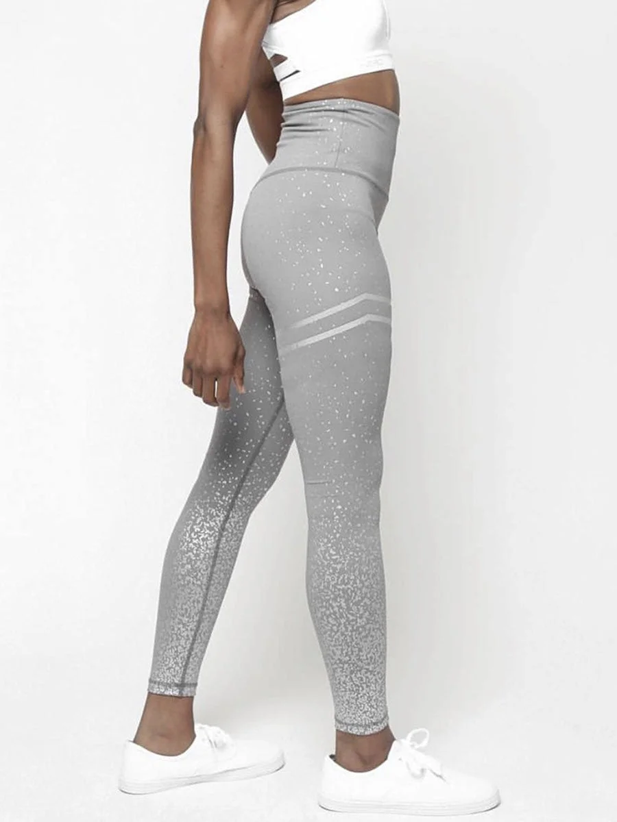 Sexy high waist stamped Yoga Pants
