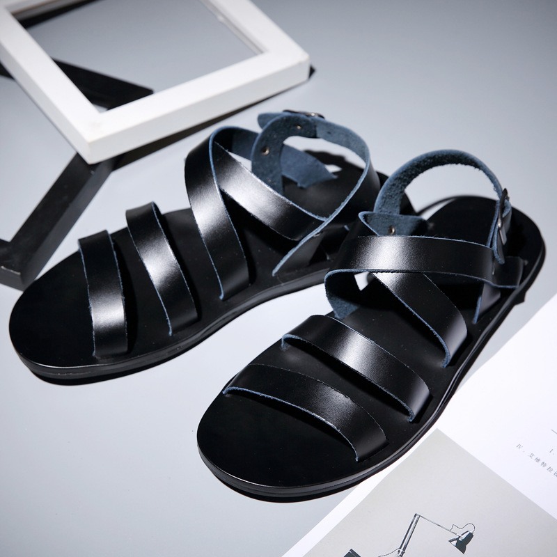 Mature Men's Breathable Casual Beach Roman Sandals