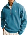 Men's Casual Stand Neck Half Zip Sweathirt