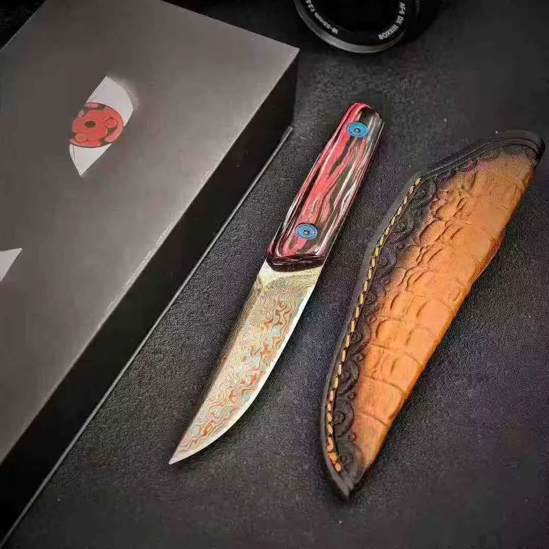 Vacuum-compressed military-grade G10 copper-clad blued multi-functional knife