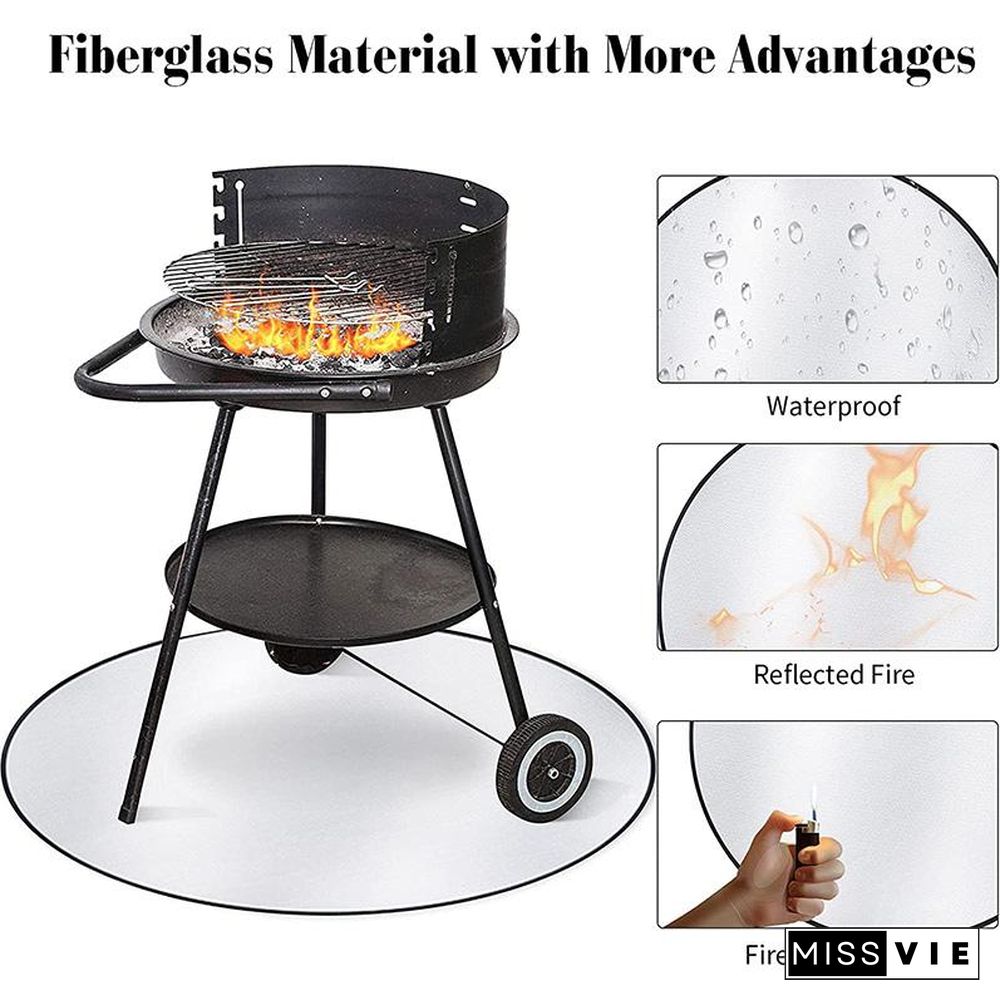 Round Fire Pit Mat_US WAREHOUSE