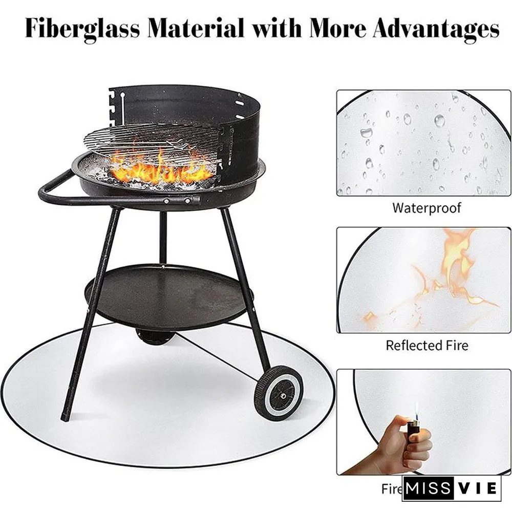 Round Fire Pit Mat_US WAREHOUSE