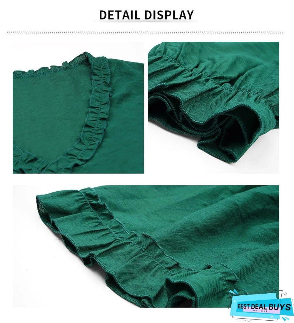 V-Neck Sexy Dress Casual Holiday Style