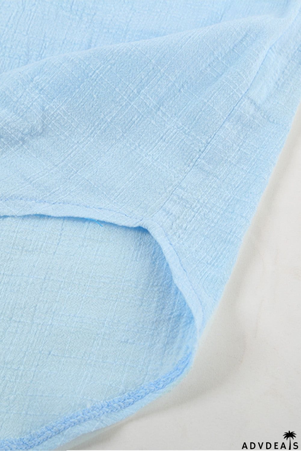 Turn-down Collar Button Front Tank