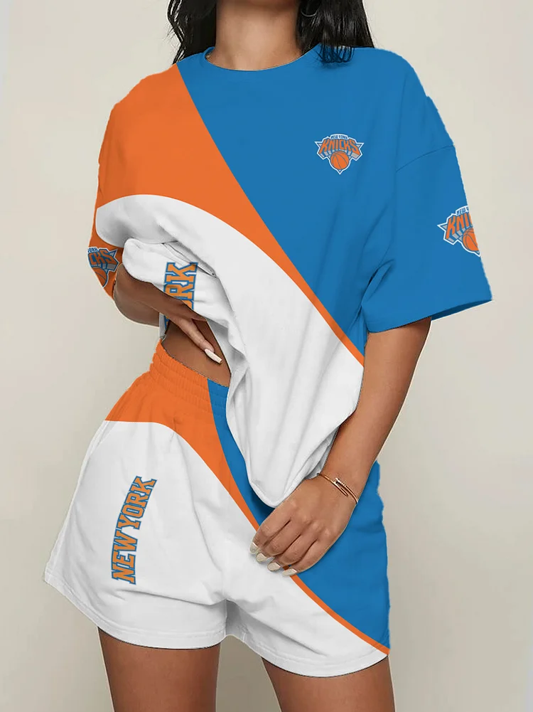 New York Knicks  Limited Edition Top And Shorts Two-Piece Suits