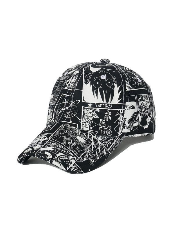 Anime Graphic Printed Adjustable Baseball Cap
