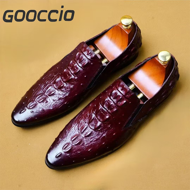 FS187 Cowhide Dress Shoes/Loafers For Men GOOCCIO   