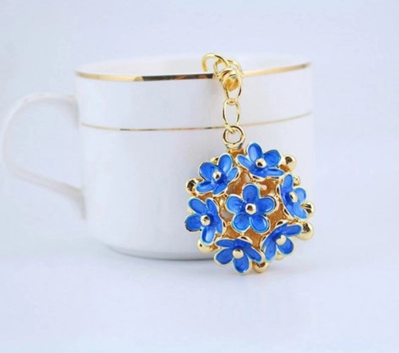 Cute Flower Alloy Women’s Keychain