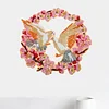 DIY Diamond Painting Wreath - Dove