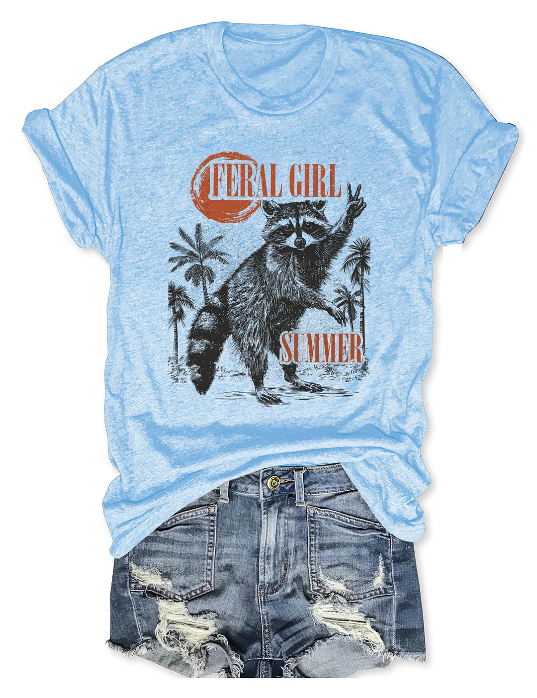 Feral Girl Summer T-shirt