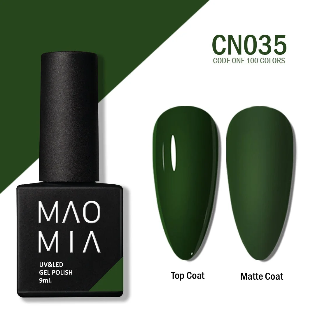 MAOMIA CODE ONE Gel Polish 100 Colors Soak Off UV/LED 9ML Professional Salon Nail Paint Semi Permanent Manicure