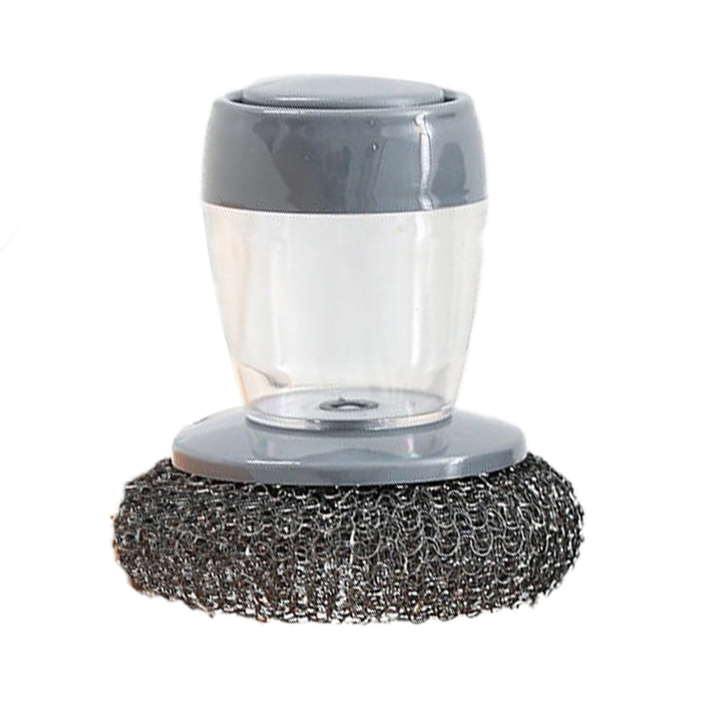 

Soap Dispensing Washing Brush Dishwashing Brush Dish Scrubber (Steel Ball), 501 Original