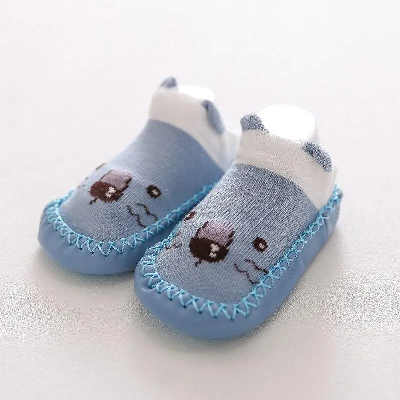 Infant Baby Socks With Rubber Soles Newborn Baby Girls Boys Shoes Autumn Baby Floor Socks Anti Slip Soft Sole Sock