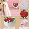 Diamond Painting Flower Heart-Shaped Jewelry Box Decorative Storage Case