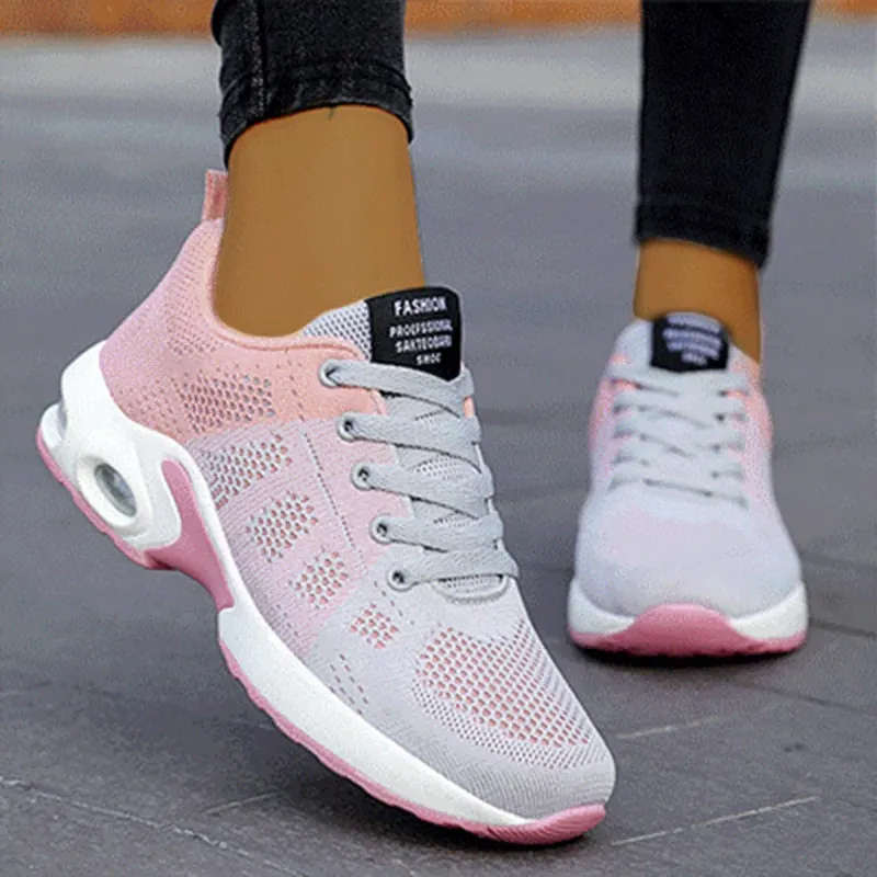 Women Sneakers 2022 Lace Up Casual Sneakers For Women Flat Women's Sneakers Plus Size Comfortable Female Shoes Zapatos De Mujer