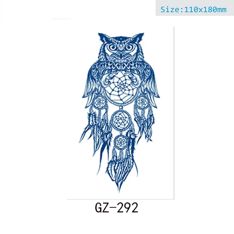 Net Red Herbal Juice Semi-permanent Waterproof Sweat-proof Tattoo Masking Scar Tattoo Sticker Herbal Juice Tattoo Sticker