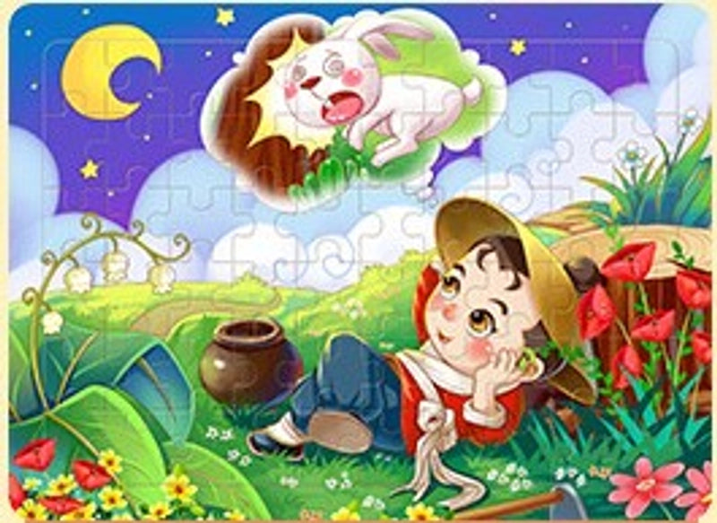 Puzzles Toddler(3-6years) Cartoon Wood Toys