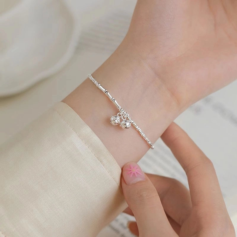 Korean-style Niche Heavy Industry Pearl Silver Beaded Bracelet Women’s Light Luxury Niche Exquisite Bracelet Trendy Bracelet For Girlfriends