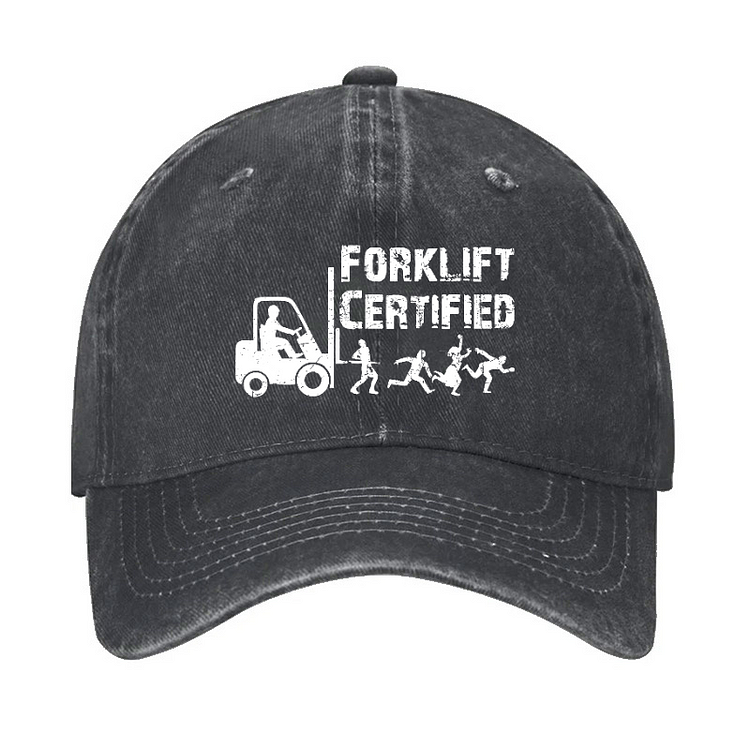 Forklift Certified Funny Hat