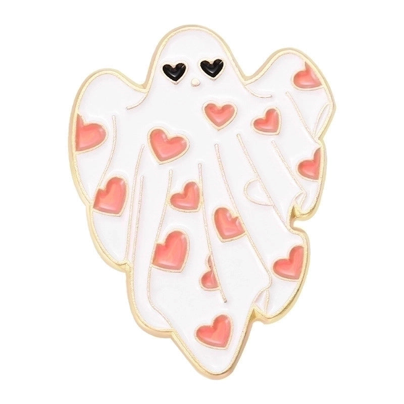 Cartoon Style Ghost Alloy Stoving Varnish Plating Kid’S Brooches