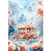 Carriage-11CT Stamped Cross Stitch 40*60cm  tapestrymarket