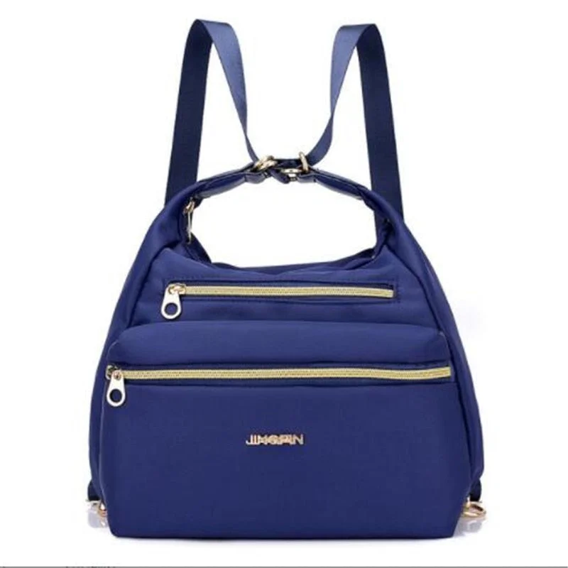 Women Bags Multifunction Backpack Shoulder Bag Canvas Cloth Tote Reusable Shopping Bag Ladys Travel Bag Crossbody Bag