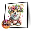 (Multi-Style)Dog-Partial Special Shaped Diamond Painting 30*30CM