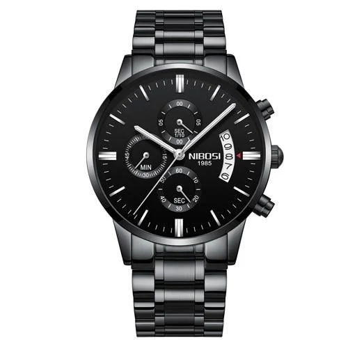 Brons Chronograph Stainless Steel Watch