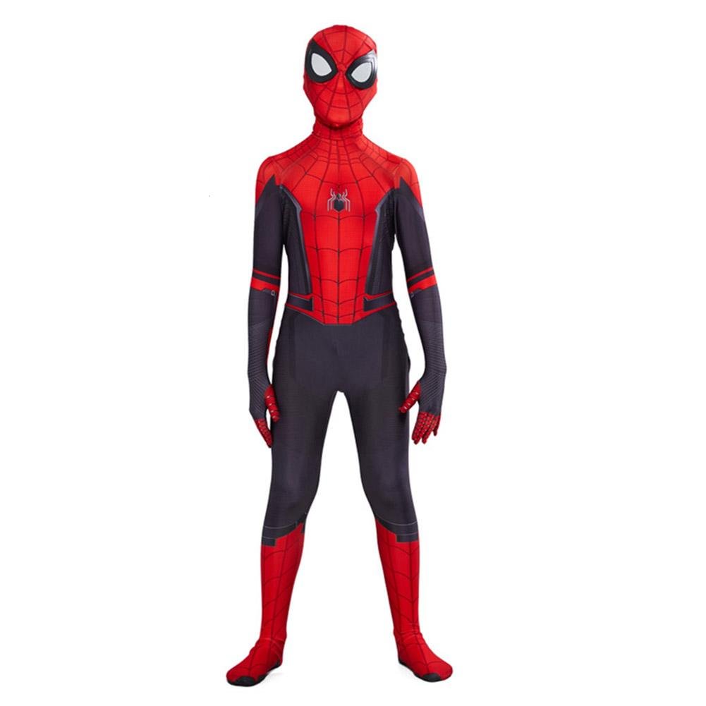 Kids Spider-man: Far From Home Jumpsuit Zentai Bodysuit Spider-man Tights Costume