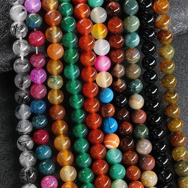 1 Set Agate Color Block