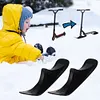 1 Pair Scooter Sled Ski Sleigh Snow Sledge Board Set Ski Scooter for Child Kids
