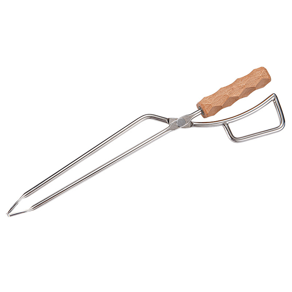 

Outdoor Camping Charcoal Clip Stainless BBQ Firewood Tongs Carbon Clamp, 501 Original