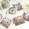 6Pcs carte de voeux fleur-bricolage