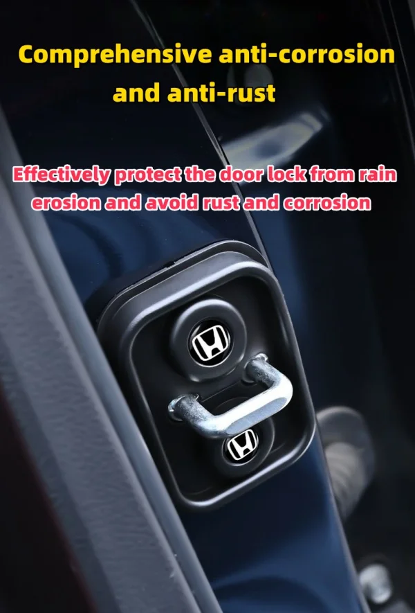 Car Door Lock Cover Protective Pad Door Closing Silicone Silent Cover Shock Absorbing Pad