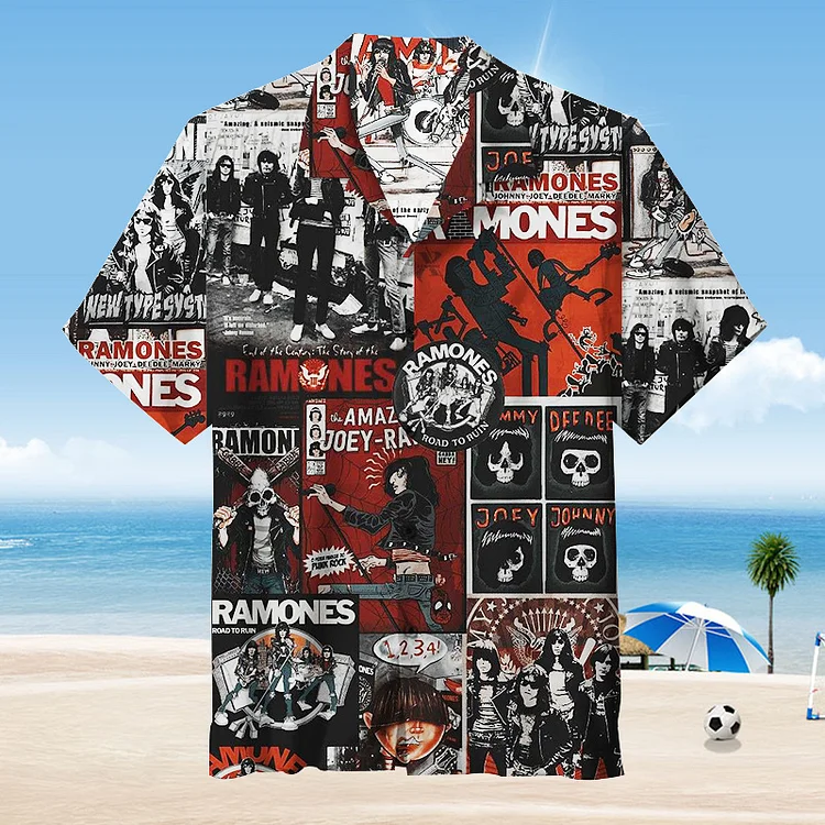 Ramones|Unisex Hawaiian Shirt