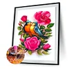 >SALE<Flower and Parrots 5D DIY Diamond Painting Kits Full Square Drill (20X30CM)