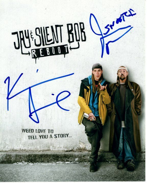 JASON MEWES and KEVIN SMITH signed autographed JAY AND SILENT BOB Photo Poster painting