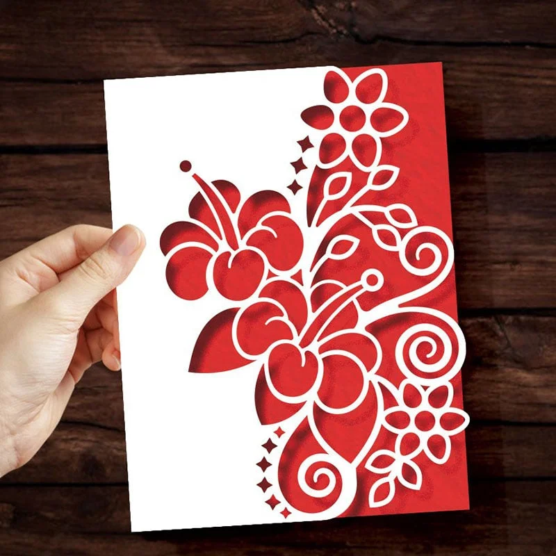 TOP EXPRESSION Flower Wedding Border Metal Cutting Dies Stencils for DIY Scrapbooking Decorative Embossing DIY Paper Cards