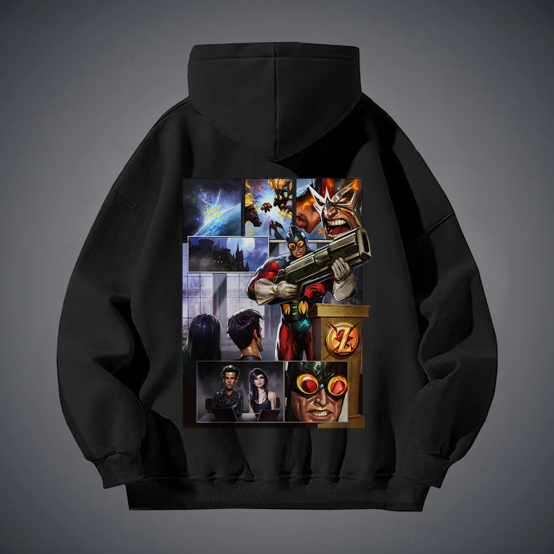 THE COLLAGE OF SCI-FI AND FANTASY HOODIES