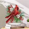 Diamond Painting Acrylic Cardinal  Desktop Decorations Ornaments for Adults Beginner