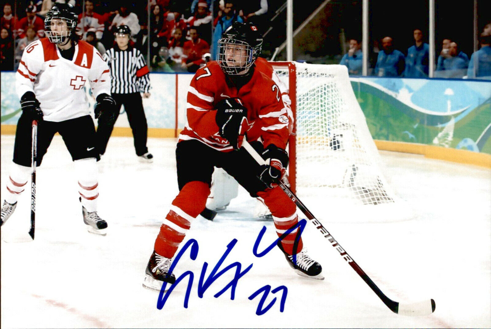 Gina Kingsbury SIGNED 4x6 Photo Poster painting WOMEN'S HOCKEY / TEAM CANADA #2