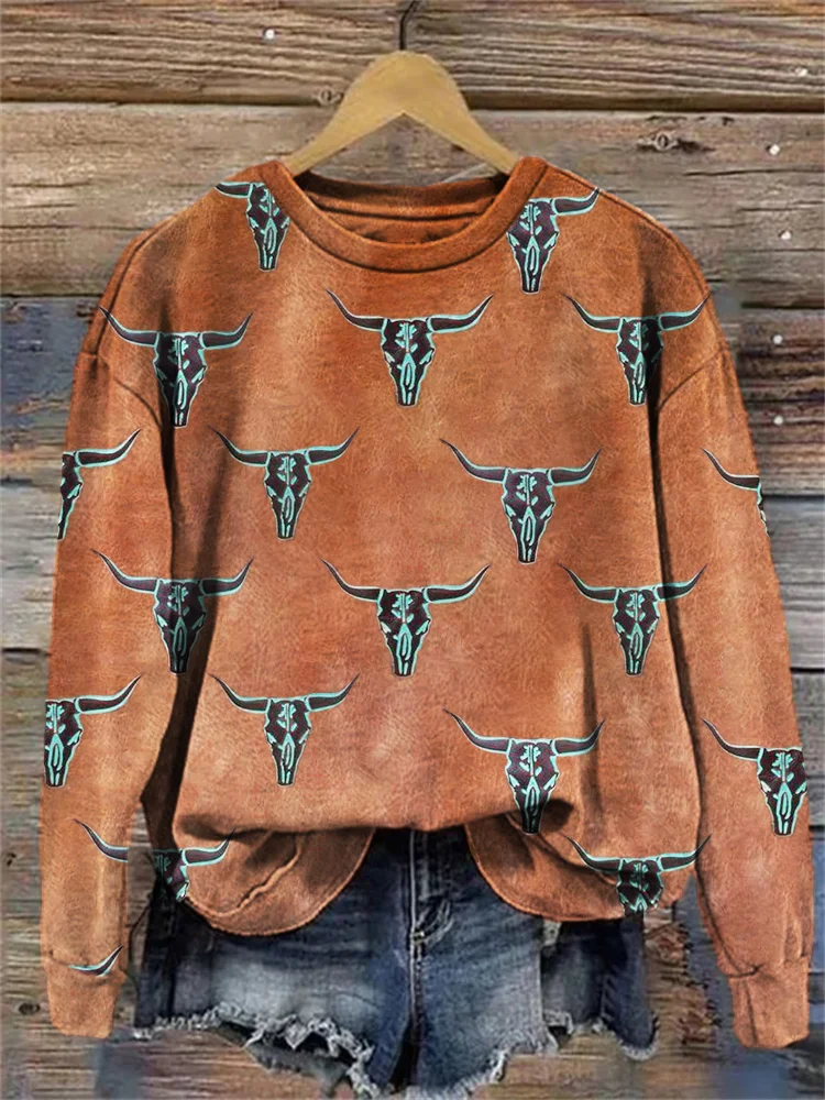 Bullhead Western Style Casual Sweatshirt