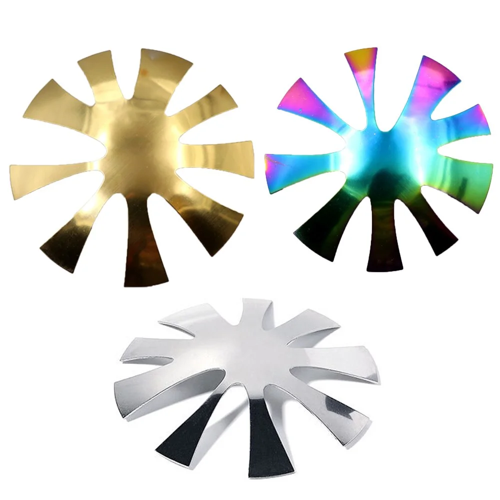 Pro 9 Sizes Easy French Smile Cut V Line almond shape Tips Manicure Edge Trimmer Nail Cutter Acrylic Pink White French Nails